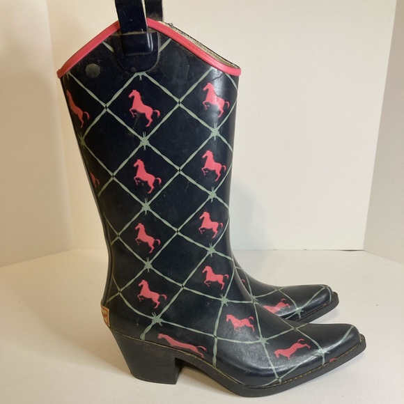 Brit and bridle rubber rain boots - Picture 1 of 5